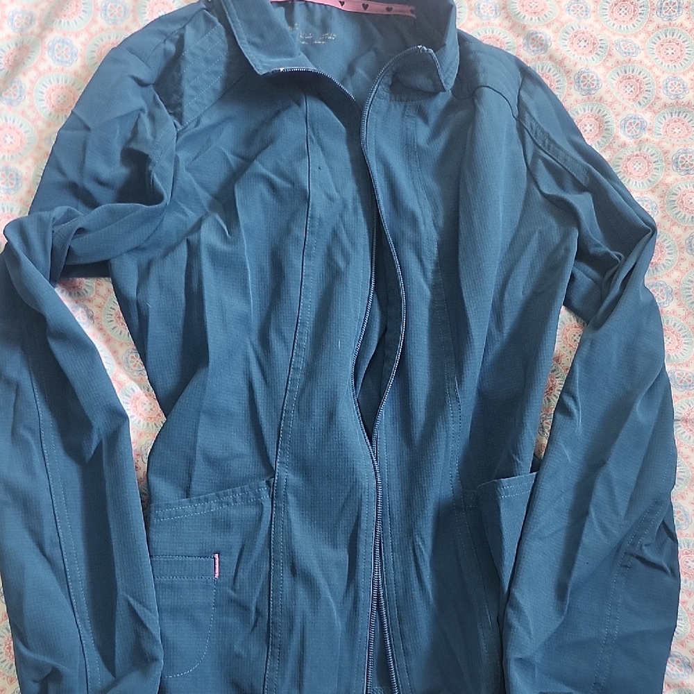 Heart Soul Teal Utility Jacket
